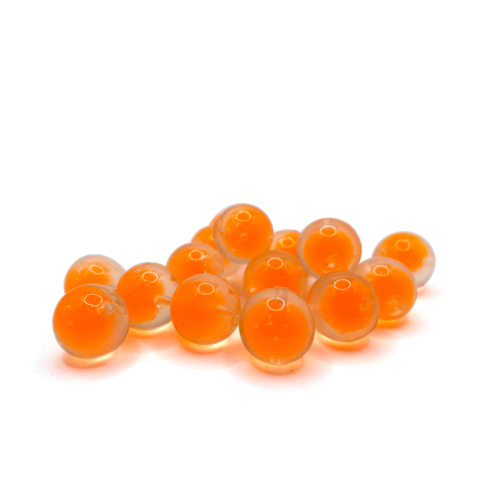 Soft Beads - Orange Embryo – Steelhead Candy