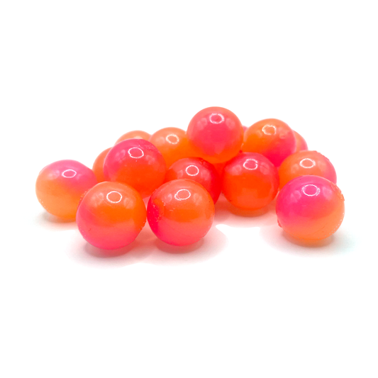 Soft Beads - Orange & Cerise